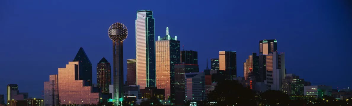 Dallas city evening